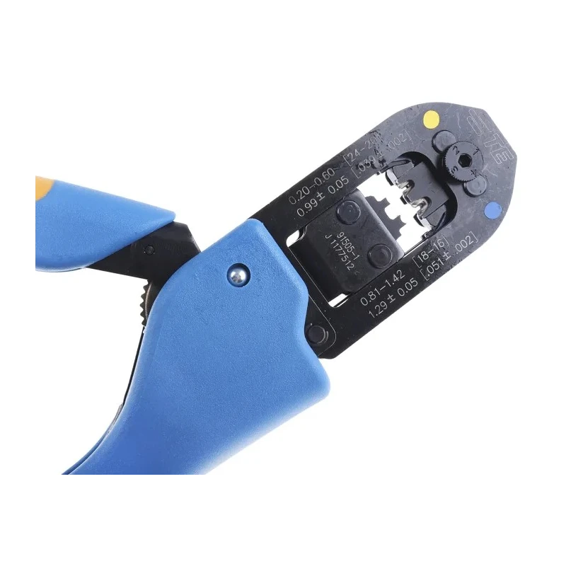 TE Connectivity CERTI-CRIMP II Premium Grade Straight Action Hand Crimp Tool for Backplane and Circular Contacts 16 91505-1