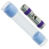 TE Connectivity MiniSeal Butt Wire Splice Connector Blue, Insulated Modified Fluoropolymer Nickel Plating 12 AWG D-200-83