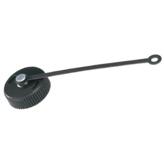 TE Connectivity Female Dust Cap, Shell Size 17, Thermoplastic Material, Black Finish 207445-3