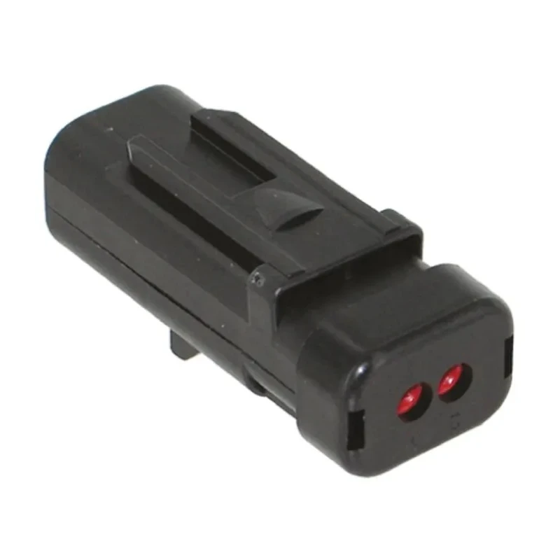 TE Connectivity AMPSEAL 16 Automotive Connector Female Black Cable 2 Way Crimp Termination 776428-3