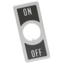 TE Connectivity Toggle Switch Legend Faceplate SPA32
