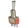 TE Connectivity Panel Mount Toggle Switch On-On SPDT Solder Terminal 28 V dc 120 V ac A101P3ZQ04