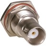 TE Connectivity BNC Series Coaxial Connector Panel Mount Female BNC, 50 Ω, Straight Body Crimp 5225398-7