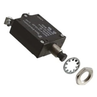 TE Connectivity Thermal Circuit Breaker 1-Pole 1A 240V AC 50V DC Toggle Switch Reset W23-X1A1G-1