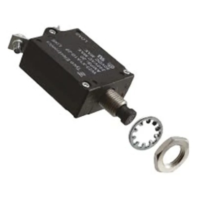 TE Connectivity Thermal Circuit Breaker 1-Pole 1A 240V AC 50V DC Toggle Switch Reset W23-X1A1G-1