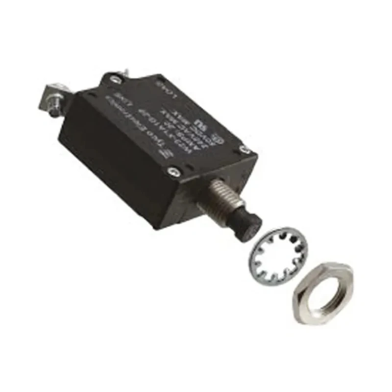 TE Connectivity Thermal Circuit Breaker 1-Pole 1A 240V AC 50V DC Toggle Switch Reset W23-X1A1G-1
