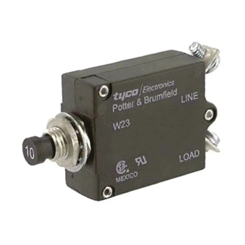 TE Connectivity Thermal Circuit Breaker 0.5 to 50 A Range 40A Current Rating 1-Pole Direct Mount W23-X1A1G-40