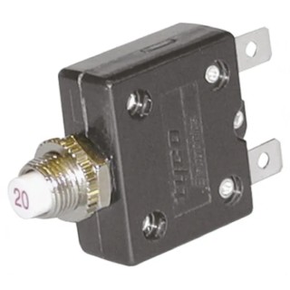 TE Connectivity Thermal Circuit Breaker 5A Current Rating 1-Pole Direct Mount with Toggle Switch W54-XB1A4A10-5