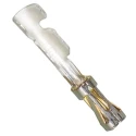 TE Connectivity AMPMODU MOD IV Series Female Crimp Terminal 26 AWG Min, 22 AWG Max, Gold Plating 6-87756-8