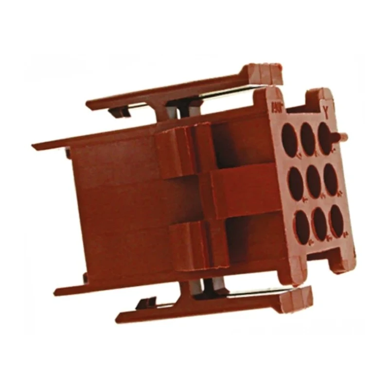TE Connectivity Miniature Rectangular II Female Connector Housing 4.19 mm Pitch 9 Way 3 Row Straight 1-640511-0