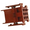 TE Connectivity Miniature Rectangular II Female Connector Housing 4.19 mm Pitch 9 Way 3 Row Straight 1-640511-0