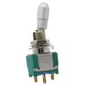 TE Connectivity Panel Mount Toggle Switch On-On SPDT Solder Terminal 28V DC 125V AC MTL106D