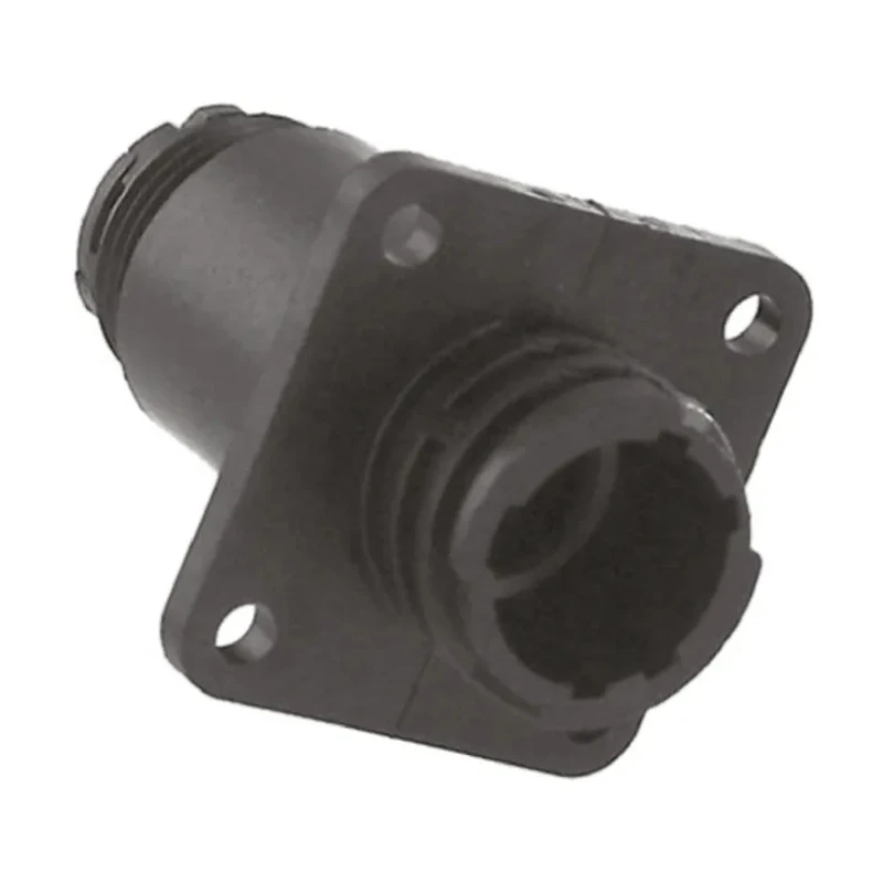 TE Connectivity Circular Connector 4 Contacts Flange Mount Socket Male 600V IP65 Nylon Housing CPC Series 796095-2