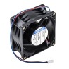 ebm-papst 8200 J Series Compact DC Axial Fan 24V DC 11W 132m³/h Air Flow IP68 80mm x 80mm x 38mm