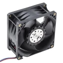 ebm-papst 8200 J Series Compact DC Axial Fan 24V DC 11W 132m³/h Air Flow IP68 80mm x 80mm x 38mm 