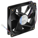 ebm-papst 4400 F Series Axial Fan, 24V DC, 3.2 W, 140 m³/h, Ball Bearing, IP20, 119 mm x 25 mm x 25 mm, Model 