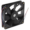 ebm-papst 4400 F Series Axial Fan, 24V DC, 3.2 W, 140 m³/h, Ball Bearing, IP20, 119 mm x 25 mm x 25 mm, Model 
