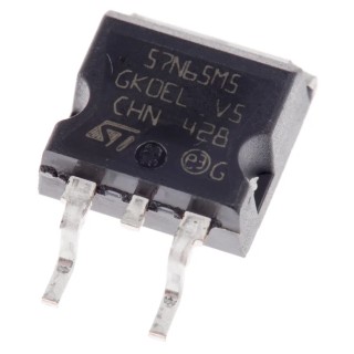 STMicroelectronics MDmesh M5 N-Channel MOSFET, 42 A, 710 V Enhancement Mode, 3-Pin TO-263 Package STB57N65M5