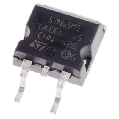 STMicroelectronics MDmesh M5 N-Channel MOSFET, 42 A, 710 V Enhancement Mode, 3-Pin TO-263 Package STB57N65M5