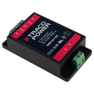 TRACOPOWER Switching Power Supply 12V dc 24W Chassis Mount Medical Approved TMM 24112C