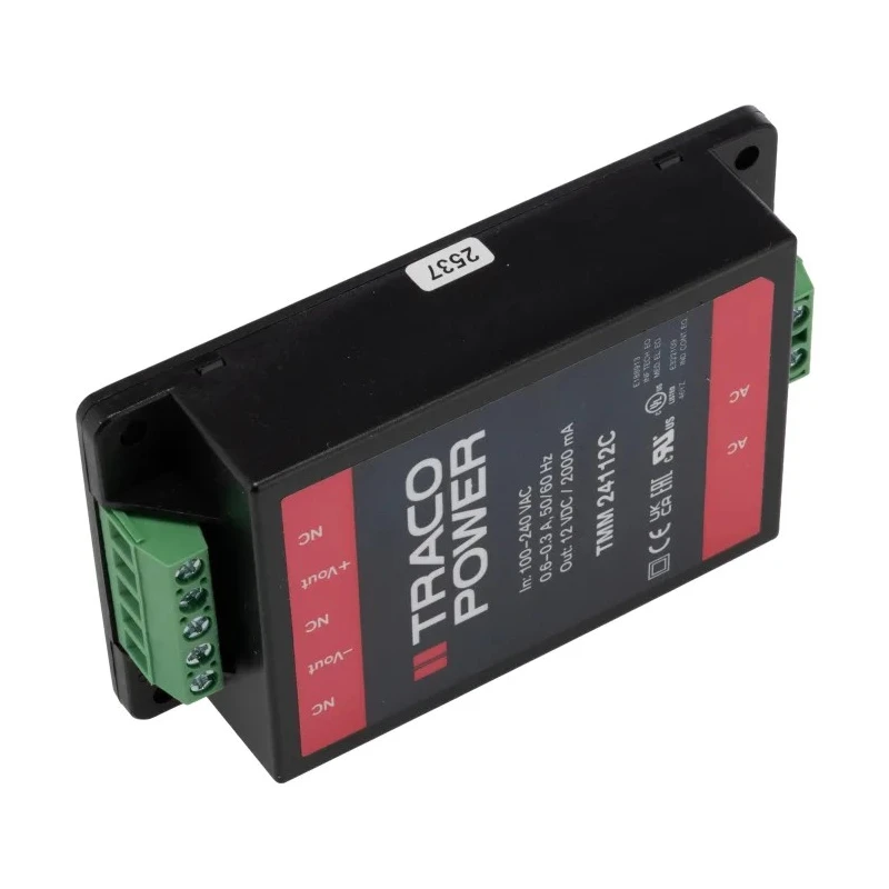 TRACOPOWER Switching Power Supply 12V dc 24W Chassis Mount Medical Approved TMM 24112C