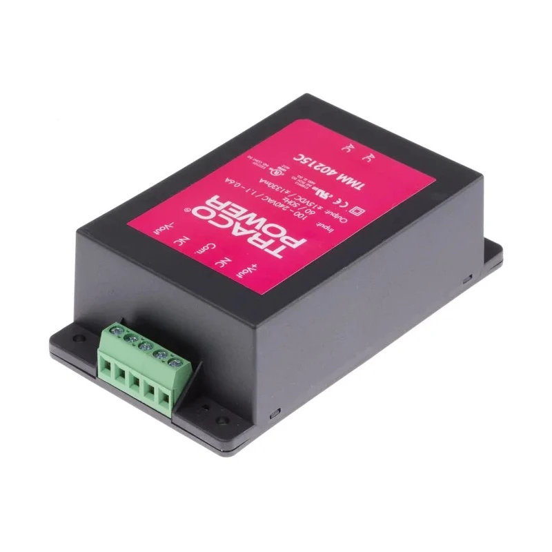 TRACOPOWER Switching Power Supply 40W 15V dc, 1 Output, Chassis Mount, -40°C to 80°C TMM 40215C