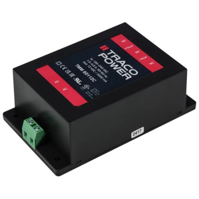 TRACOPOWER AC/DC Power Supply 12V DC 60W, 85-264V AC Input, 5A Output, Chassis Mount TMM 60112C