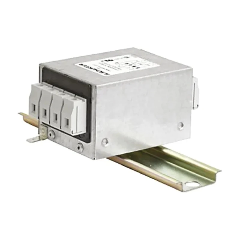 Schurter Single Stage Metal Cased 3 Phase DIN Rail RFI Filter 20A 480V AC 50Hz/60Hz FMAD-MRYB-2010