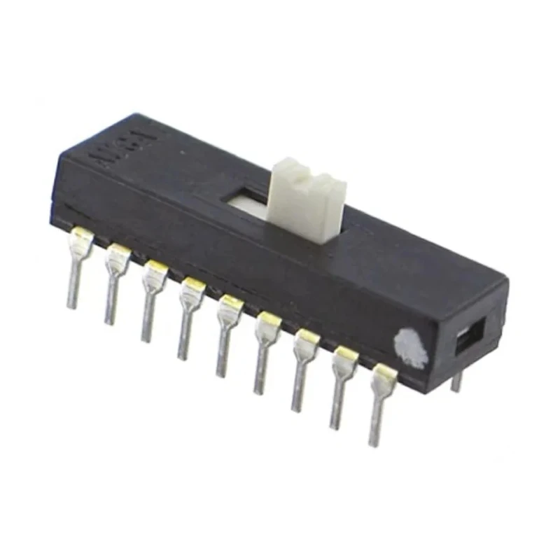 TE Connectivity PCB Slide Switch DPDT Momentary 300mA Nylon ASE6204