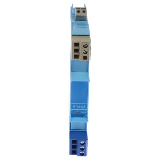 Eaton Zener Barrier Galvanic Barrier, 1 Channel, DIN Rail Mount, 20-35 V DC, 94 mA Max Current, ATEX Certified MTL5531/RS