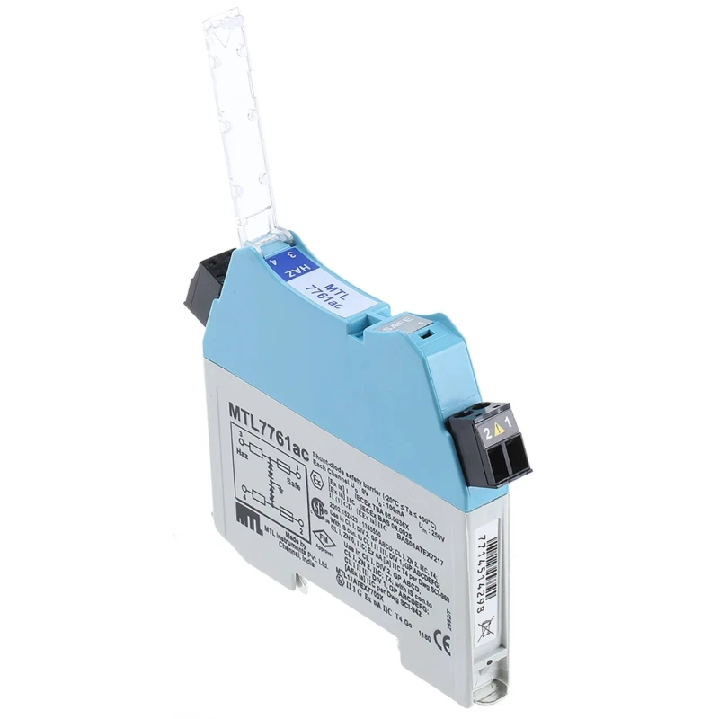 Eaton 2 Channel Zener Barrier DIN Rail Mount ATEX Certified MTL7761AC/RS
