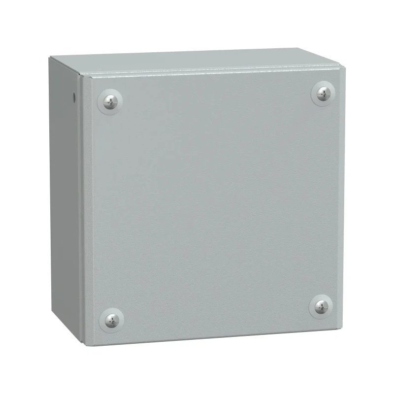 Schneider Electric PanelSeT SBM Series Steel Wall Box, IP66, 200 mm x 200 mm x 120 mm NSYSBM202012