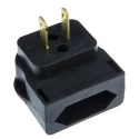 PowerConnections Mains Connector Converter Europe to USA 10A 125V CP4A