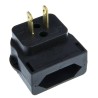 PowerConnections Mains Connector Converter Europe to USA 10A 125V CP4A