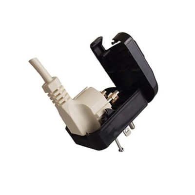 PowerConnections Mains Connector Converter Europe USA, 10A, 250V SAP3-BK