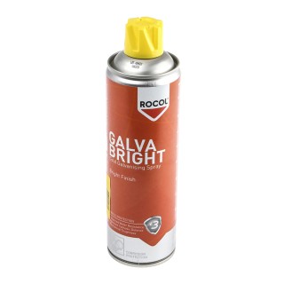 Rocol Grey Gloss Galvanised Spray Paint 500 ml Cold Galvanising Triple Protection 69523