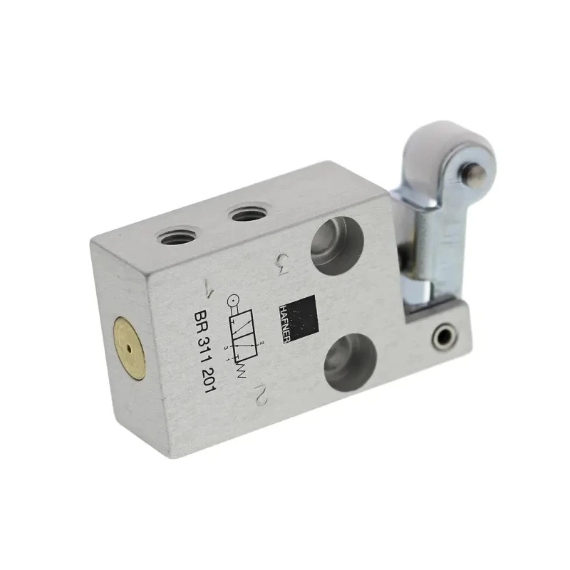 RS PRO Lever Pneumatic Manual Control Valve, 5 mm M5 Thread, 3/2 Valve Function, Aluminium Body, 10 bar 125L/min 784-0079