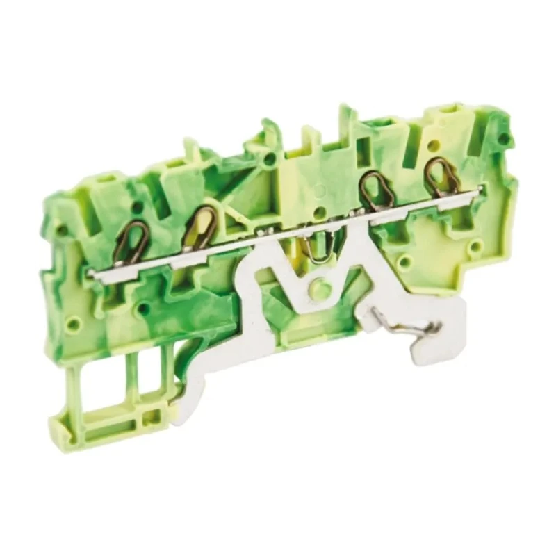 Wago TOPJOB S Series Earth Terminal Block Green Yellow 1mm² 1-Level Cage Clamp IECEx/ATEX 2000-1407