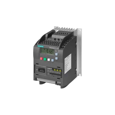 Siemens Inverter Drive, 550 W Power, 3 Phase, SINAMICS V20 Series, 480V, 1.7 A 6SL3210-5BE15-5UV0