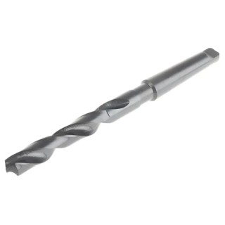 RS PRO High-Speed Steel (HSS) Morse Taper Shank Drill Bit 218mm Overall Length Black Finish 784-4778