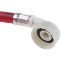 RS PRO Flexible Sanitary Hose, 1.5 m Long, Red, Polyvinyl Chloride Material, Inside Diameter 10mm, EN 61770 Standard 784-4967