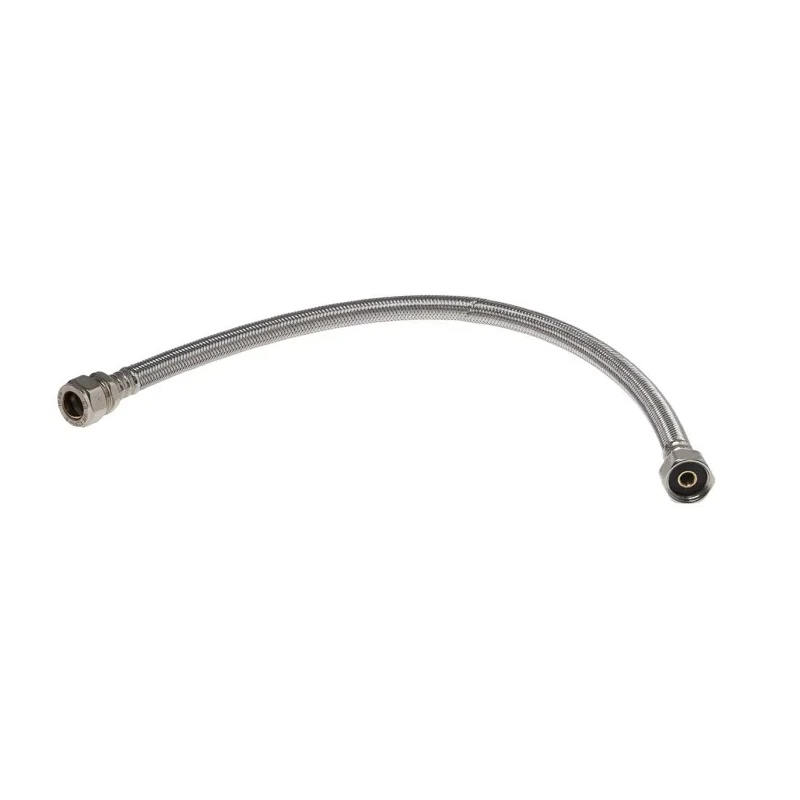 RS PRO Hose Assembly 15 mm Female BSPF Connection, 500 mm Length, Brass and EPDM Material 784-5260