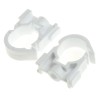 RS PRO Polypropylene White Pipe Clip for 22mm Pipes 50 Pcs 784-5730