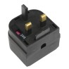 PowerConnections Europe to UK Mains Connector Converter Plug 230V 2.5A BCA-BK-3A
