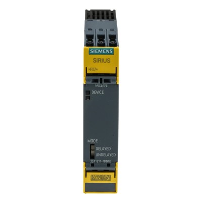 Siemens Safety Relay Output Module, 24V DC, 6 Outputs, LED Display, Screw Terminal, Compact 121.7x22.5x100 mm 3SK1211-1BB40