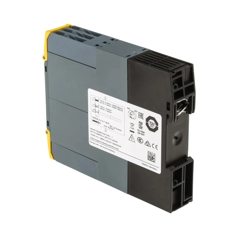 Siemens Safety Relay Output Module, 24V DC, 6 Outputs, LED Display, Screw Terminal, Compact 121.7x22.5x100 mm 3SK1211-1BB40