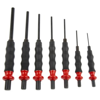 Facom 7-Piece Anti-Vibration Punch Set with 2mm, 3mm, 4mm, 5mm, 6mm, 8mm, 10mm Shank Diameters 249.GJ7