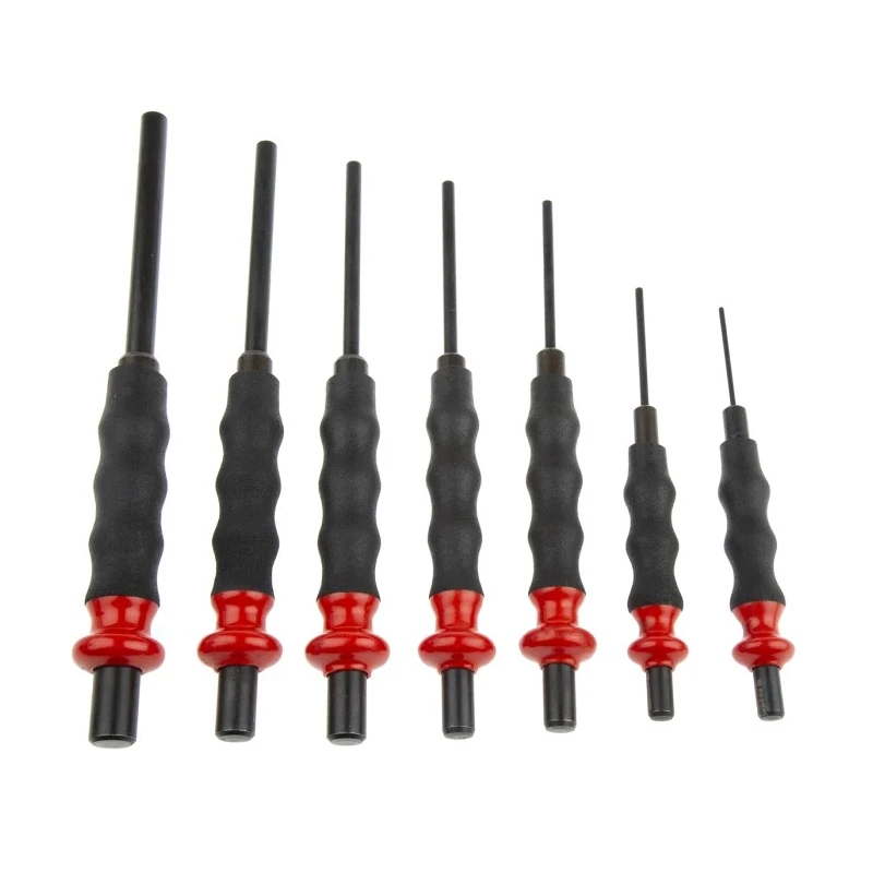 Facom 7-Piece Anti-Vibration Punch Set with 2mm, 3mm, 4mm, 5mm, 6mm, 8mm, 10mm Shank Diameters 249.GJ7