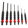 Facom 7-Piece Anti-Vibration Punch Set with 2mm, 3mm, 4mm, 5mm, 6mm, 8mm, 10mm Shank Diameters 249.GJ7