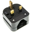 PowerConnections Mains Connector Converter USA to UK 5A ACP3-BK-R-10A